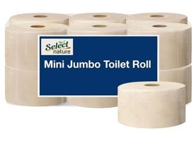 Select Nature Mini 3 Katlı 12'li Jumbo Tuvalet Kağıdı