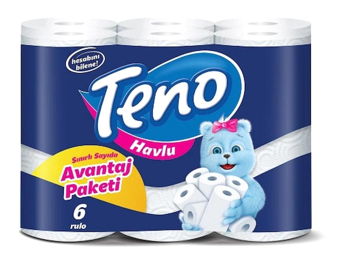 Teno 4 Katlı 12x6'lı Rulo Kağıt Havlu