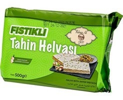 Helvacı Ali Tahinli Antep Fıstıklı Helva 500 gr