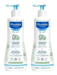 Mustela Gentle Cleansing Gel Bebek Şampuanı 2x500 ml