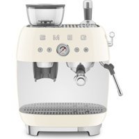 Smeg EGF03CREU 1600 W Alüminyum Tezgah Üstü Öğütücülü Espresso Makinesi Metalik