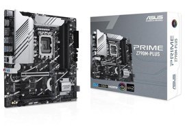 Asus Prime Z790M-Plus Z790 LGA 1700 Soket DDR5 7200 MHz PCIe 4.1 Wi-Fi Overclock Micro ATX Intel Uyumlu Anakart