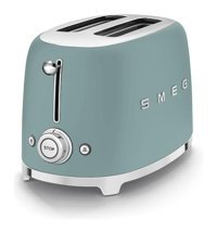 Smeg TSF01EGMEU 50's Style 2 Dilim Kırıntı Tepsili Akıllı 950 W Yeşil Retro Ekmek Kızartma Makinesi