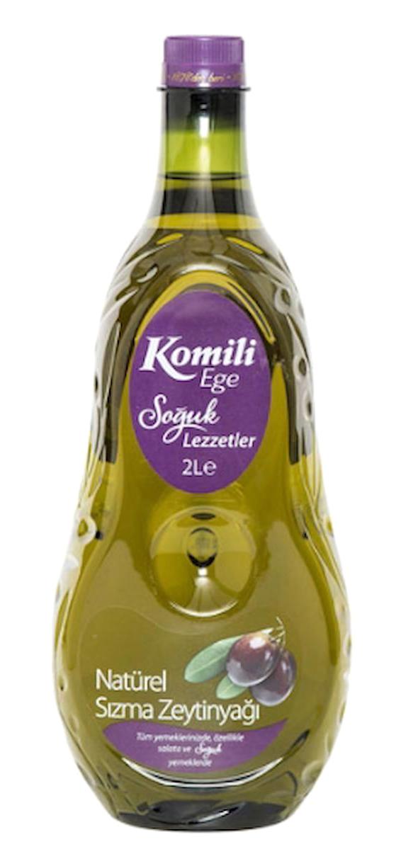 Komili Soğuk Sıkım Polifenolsüz Pet Sızma Zeytinyağı 4x2 lt