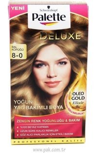 Palette Deluxe 8.0 Bal Köpüğü Amonyaksız Krem Saç Boyası 99 ml