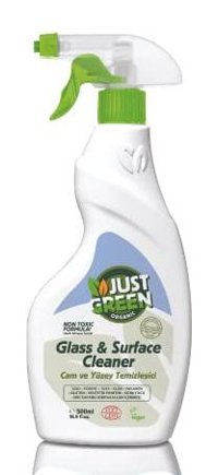 Just Green Organik Cam Temizleyici Sprey 500 ml