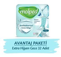 Molped Extra Hijyen İnce 16'lı Hijyenik Ped 2 Adet