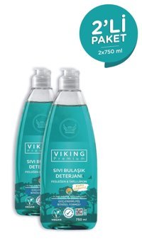 Viking Premium Sıvı El Bulaşık Deterjanı 2x750 ml