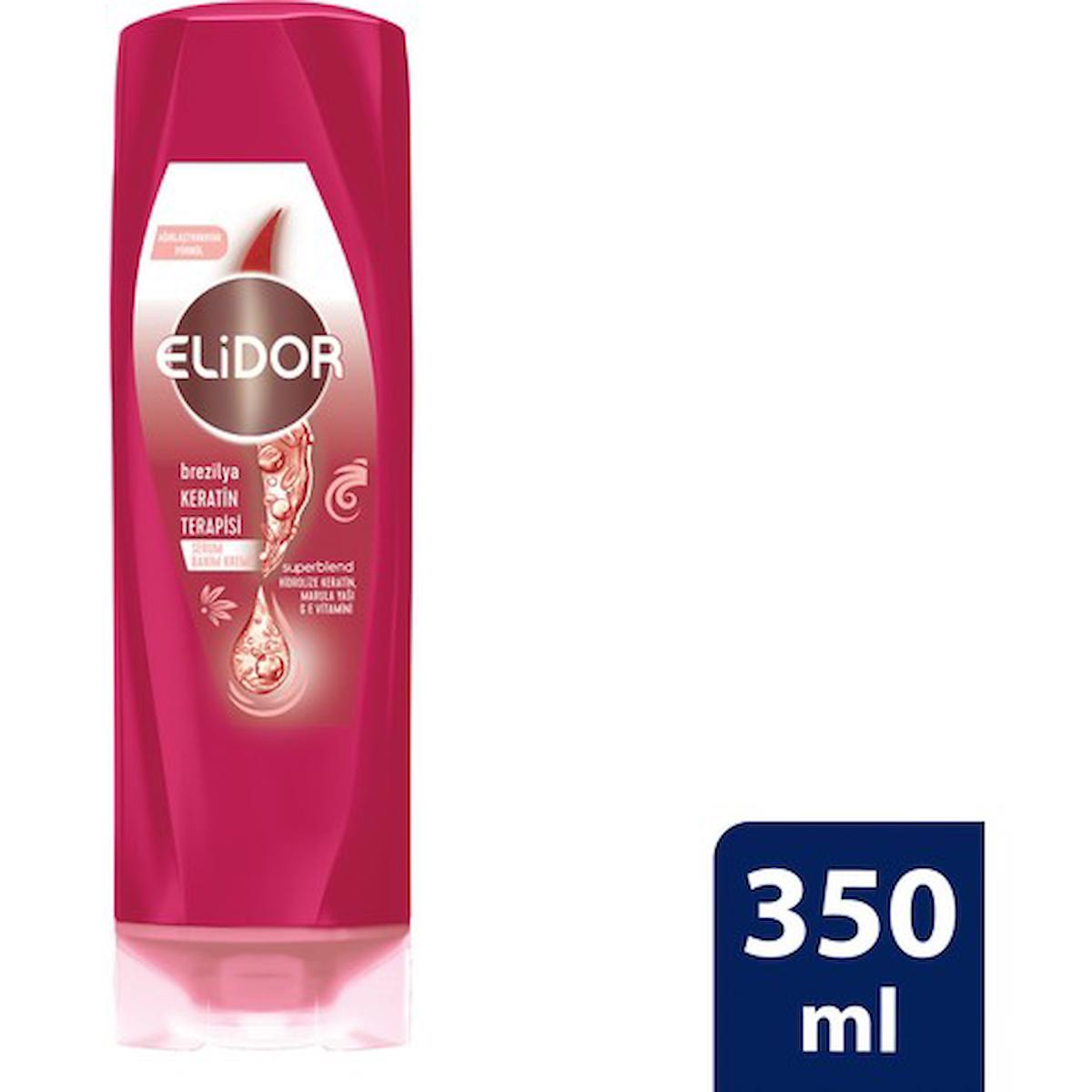 Elidor Marula Onarıcı Keratinli Tüm Saçlar İçin Kadın Saç Kremi 350 ml