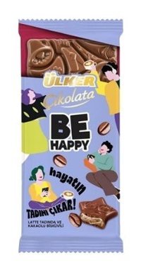 Ülker Be Happy Tablet Latte Sütlü Çikolata 4x90 gr