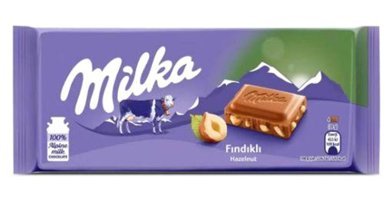 Milka Tablet Fındıklı Sütlü Çikolata 12x80 gr