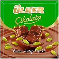 Ülker Kare Fıstıklı Sütlü Çikolata 2x65 gr