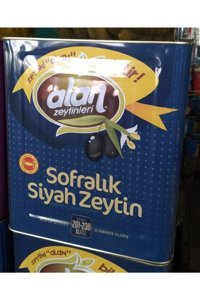 Alan Zeytinleri Tuzlu Sele Siyah Zeytin Teneke 10 kg