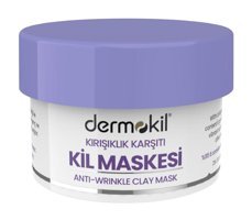 Dermokil Kırışıklık Karşıtı Killi Nemlendirici Krem Yüz Maskesi 50 ml