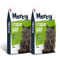 Mercy Tavuk Tahıllı Yetişkin Kedi Maması 2x15 kg