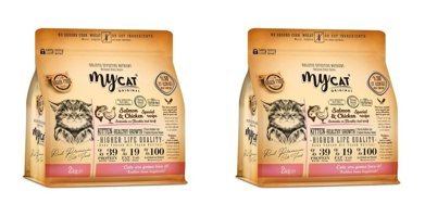 My Cat Low Grain Somonlu-Tavuk Tahılsız Yavru Kedi Maması 2x2 kg