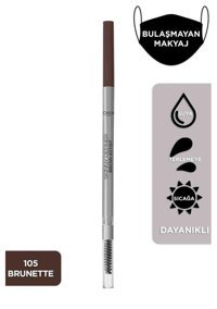 L'Oréal Paris Brow Artist Skinny Definer 105 Suya Dayanıklı Çift Taraflı Kaş Kalemi Kahverengi