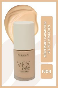 Farmasi Vfx Pro Camera Ready W04 Su Bazlı Likit Şişe Fondöten 30 ml