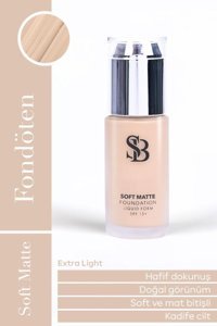 Selin Beauty Soft Matte Extra Light Su Bazlı Güneş Koruyuculu Likit Serum Fondöten 40 ml