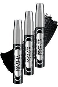 Avon Unlimited Drama Instant Lift Kıvırma Blackest Black Maskara 3'lü