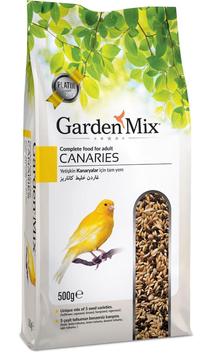 Garden Mix Platin Kabuklu Tahıllı Kanarya Yemi 500 gr