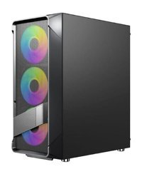 Rampage Blade RGB Mesh 4 Fanlı Siyah 600 W Dikey Kullanım ATX Oyuncu Bilgisayar Kasası