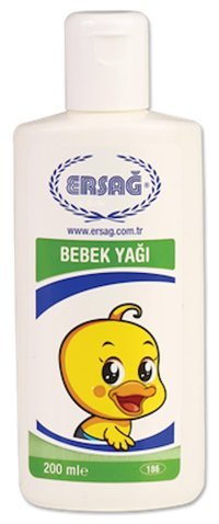 Ersağ Hipoalerjenik Bebek Masaj Yağı 200 ml