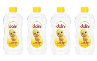 Dalin Etkin Nemlendirici Organik Vegan Hipoalerjenik Bebek Masaj Yağı 4x500 ml