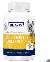 Beavis Mılk Thıstle Turmerıc D Vitamini C Vitamini B Vitamini Hamile Köpekler İçin Tüy Sağlığı İçin 50 gr Tablet Köpek Vitamini