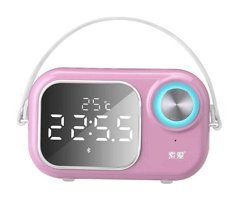 Soaiy E16 Bluetooth Hoparlör Pembe