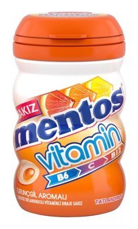 Mentos Vitamin Turunçgilli Sakız 6 Adet