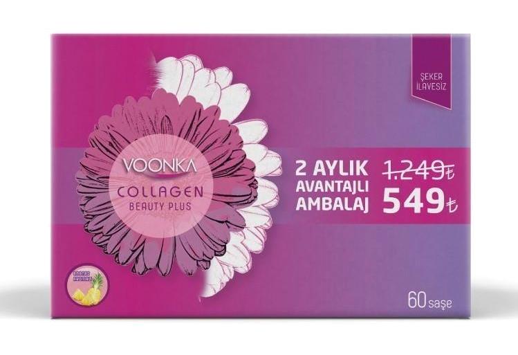 Voonka Beauty Plus Kolajen 60 Saşe