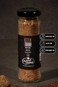 Baharat Dükkanı Öğütülmüş Keten Tohumu Kavanoz 40 gr