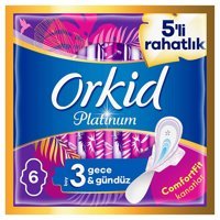 Orkid Platinum Gece 6'lı Hijyenik Ped