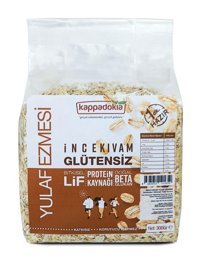 Kappadokia İnce Kıvam Glutensiz Sade Yulaf Ezmesi 300 gr