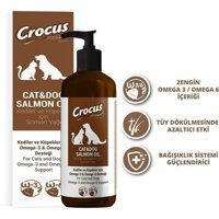 Crocus Somon Yağı B Vitamini E Vitamini Multivitamini Bağışıklık Güçlendirici Yetişkin Kedi Vitamini Damla 200 ml