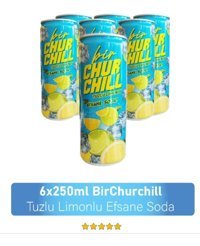 Biraroma Tuzlu Limonlu Soda 6'lı 250 ml