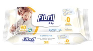 Fibril Baby Sensitive 90 Yaprak 12'li Paket Islak Mendil