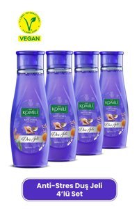 Komili Anti-Stres Egzotik Nemlendirici Vegan Duş Jeli 4x500 ml