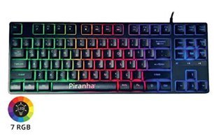 Piranha 2350 Türkçe Q RGB Kablolu Siyah Normal Gaming Klavye