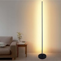 Voxlamp Lighting Baton Tek Ayak Çubuk Lambader Siyah