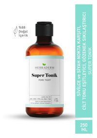 Herbaderm Pore Tight Tüm Cilt Tipleri İçin Aha+Bha Gözenek Sıkılaştırıcı Likit Tonik 250 ml