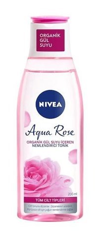 Nivea Aqua Rose Tüm Cilt Tipleri İçin Gözenek Sıkılaştırıcı Yüz Temizleyici Likit Tonik 200 ml