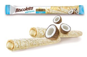 Biscolata Hindistan Cevizli Gofret 12x22.5 gr