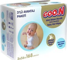 Goon Sensitive 56 Yaprak 3'lü Paket Islak Mendil