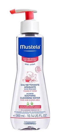 Mustela Eau Nettoyante Apaisante Göz Yakmayan Hipoalerjenik Hassas Ciltler İçin Aloe Veralı Bebek Şampuanı 300 ml