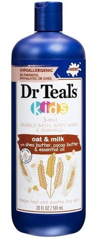 Dr. Teals Kids Hipoalerjenik Tüm Ciltler İçin Buğday Proteinli Bebek Şampuanı 591 ml