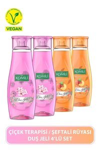 Komili Şeftali Çiçek Duş Jeli 4x500 ml