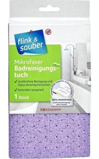 Flink Sauber Banyo 1'li Mikrofiber Temizlik Bezi