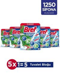 Bref Wc Power Aktiv Çam Tuvalet Temizleyici 5x50 gr